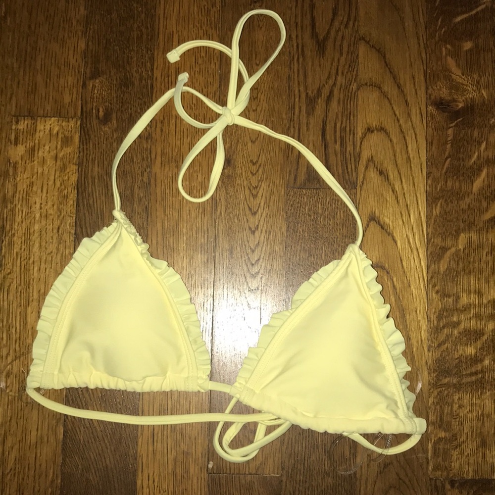 Yellow String Bikini